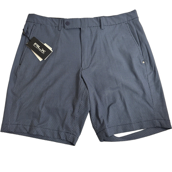 Polo Ralph Lauren RLX Men 33 Shorts Navy Golf Concept Water Repellent - Picture 1 of 14